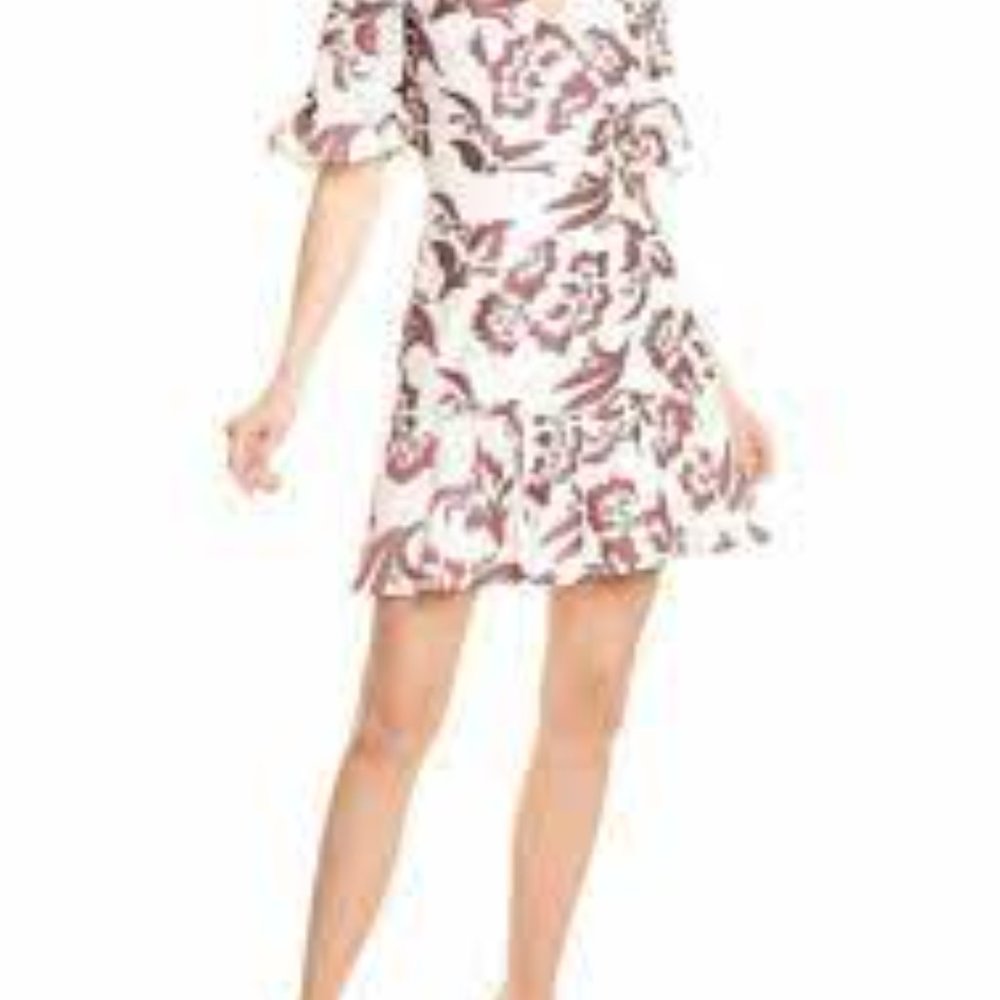💐 🏵 HOST PICK 💐  REBECCA TAYLOR NEW w/TAGS : Amea Floral Ruffle Dress - Picture 12 of 13